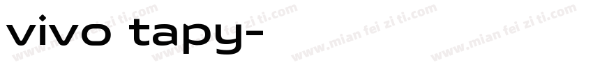 vivo tapy字体转换